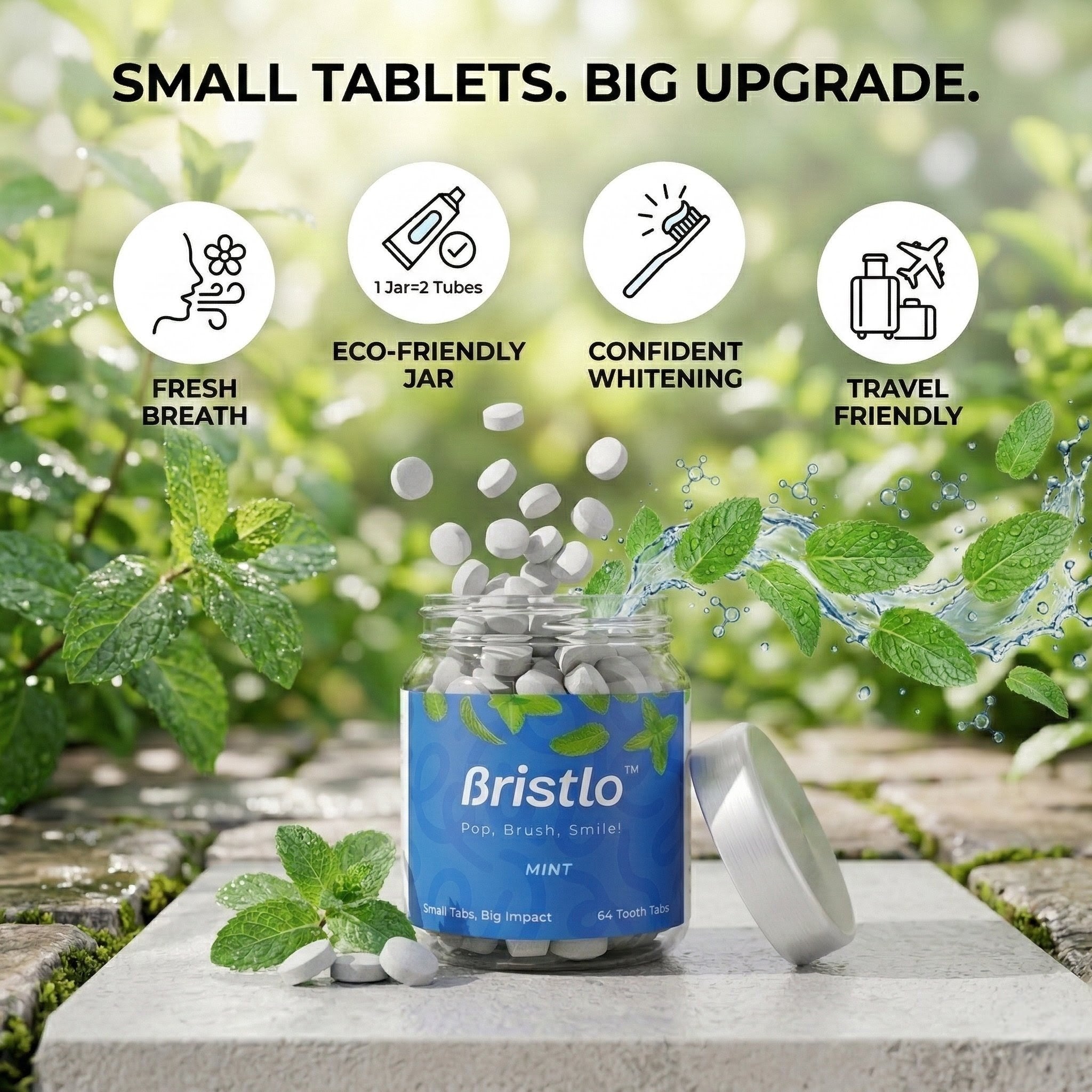 Toothpaste Tablets - Fresh Mint, 128 Tablets