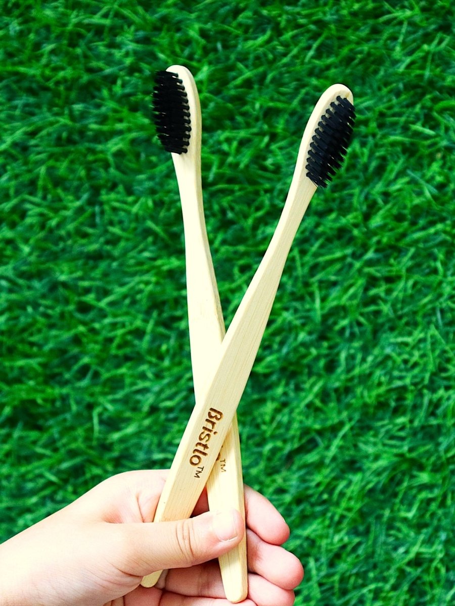 Bamboo Toothbrush | Pack of 2 - Bristlo Care