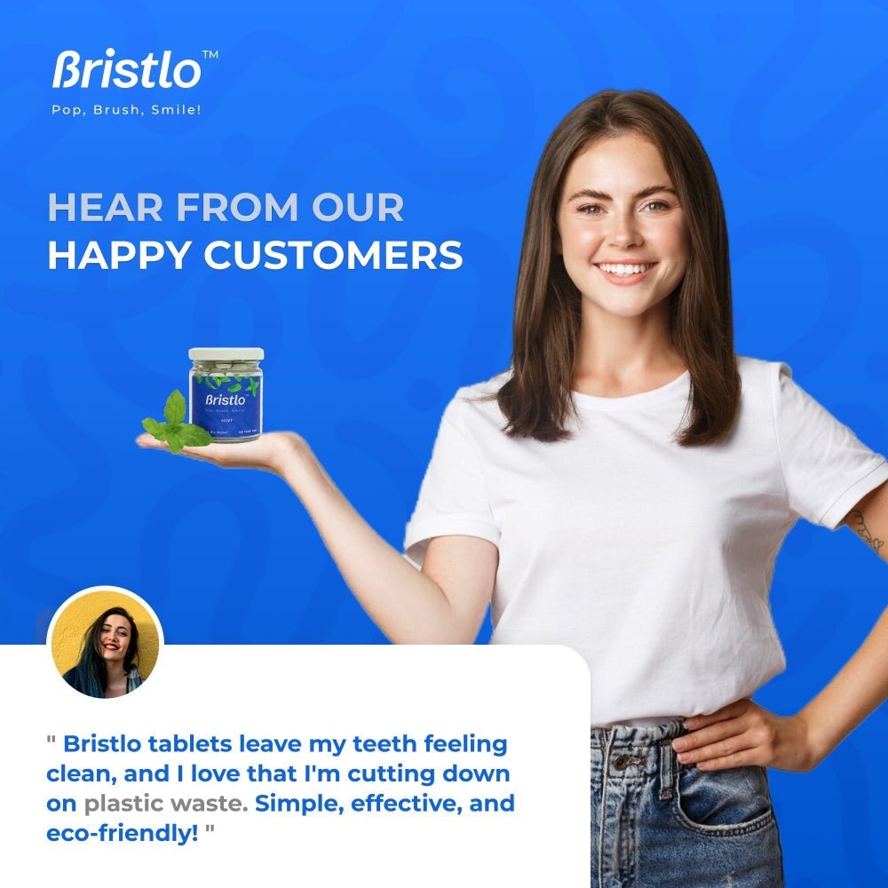 Toothpaste Tablets - Fresh Mint, 128 Tablets - Bristlo Care