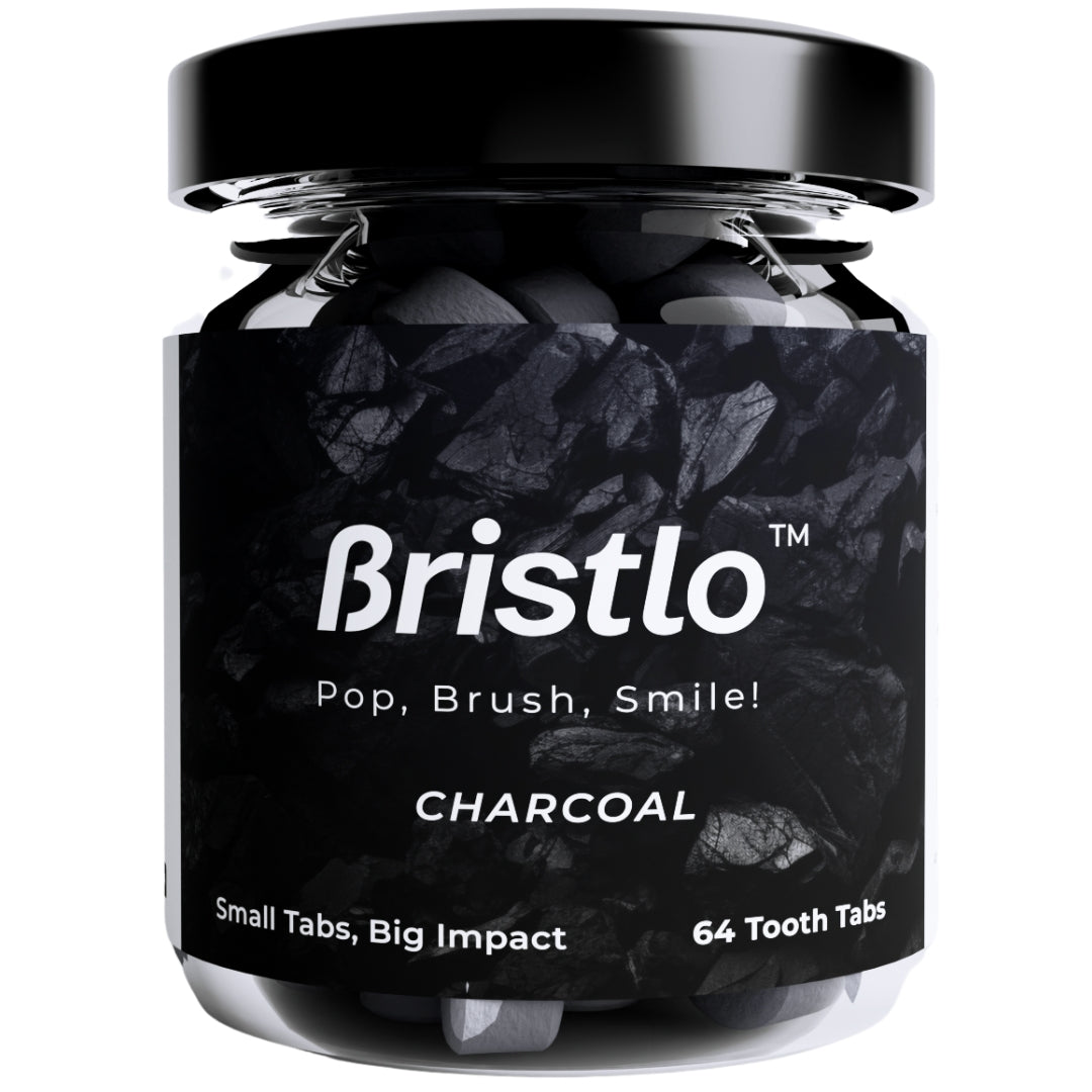 Toothpaste Tablets | Charcoal Mint | Ayurvedic | Bristlo™